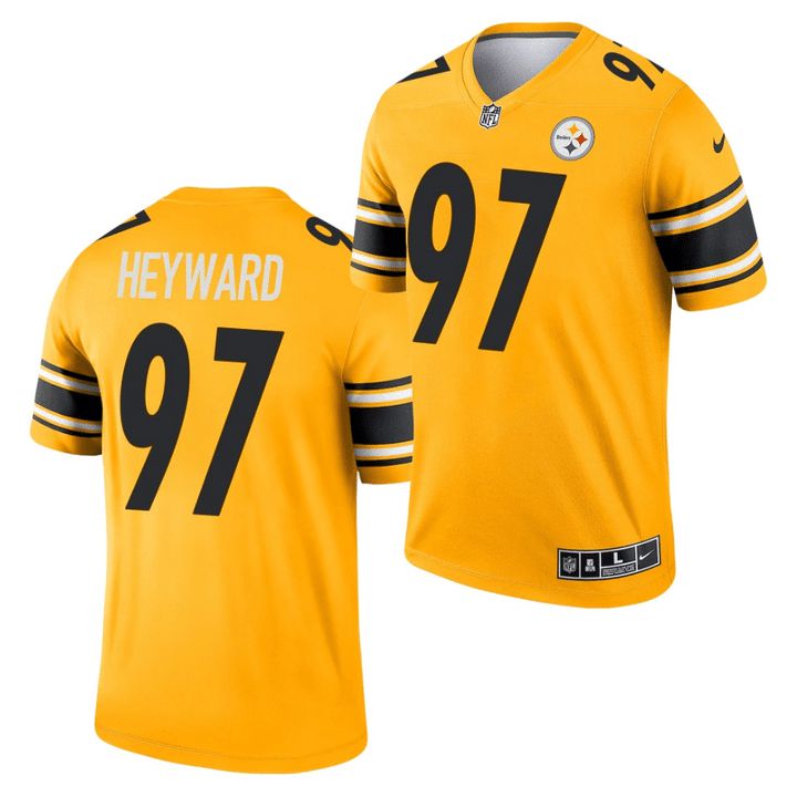 Men Pittsburgh Steelers #97 Cameron Heyward Nike Gold Inverted Legend NFL Jersey->pittsburgh steelers->NFL Jersey